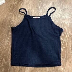 Navy crop top! Small